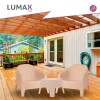 Silla Plastico Skarpo Jardin Liso Taupe
