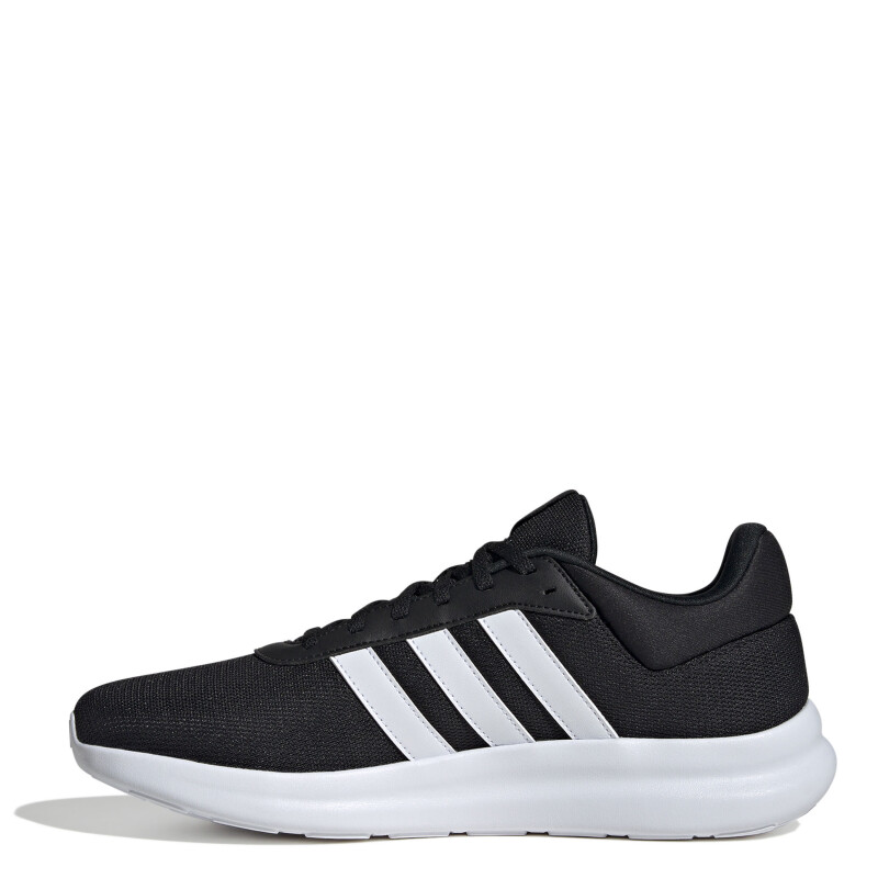 Championes de Hombre Adidas Lite Racer 4.0 Negro - Blanco