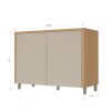 Bajo Mesada 2 Puertas Condessa Marron/Gris Bajo Mesada 2 Puertas Condessa Marron/Gris