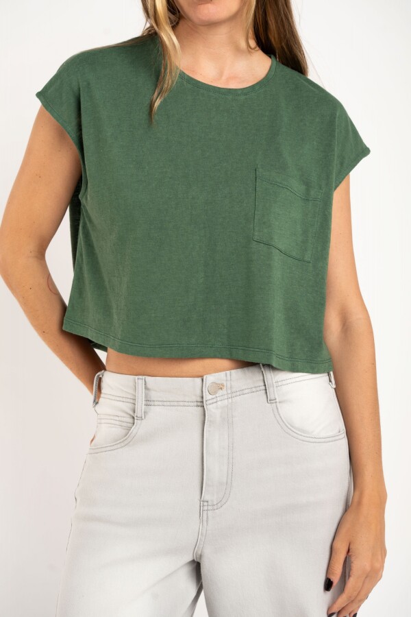 Remera Algodón Verde