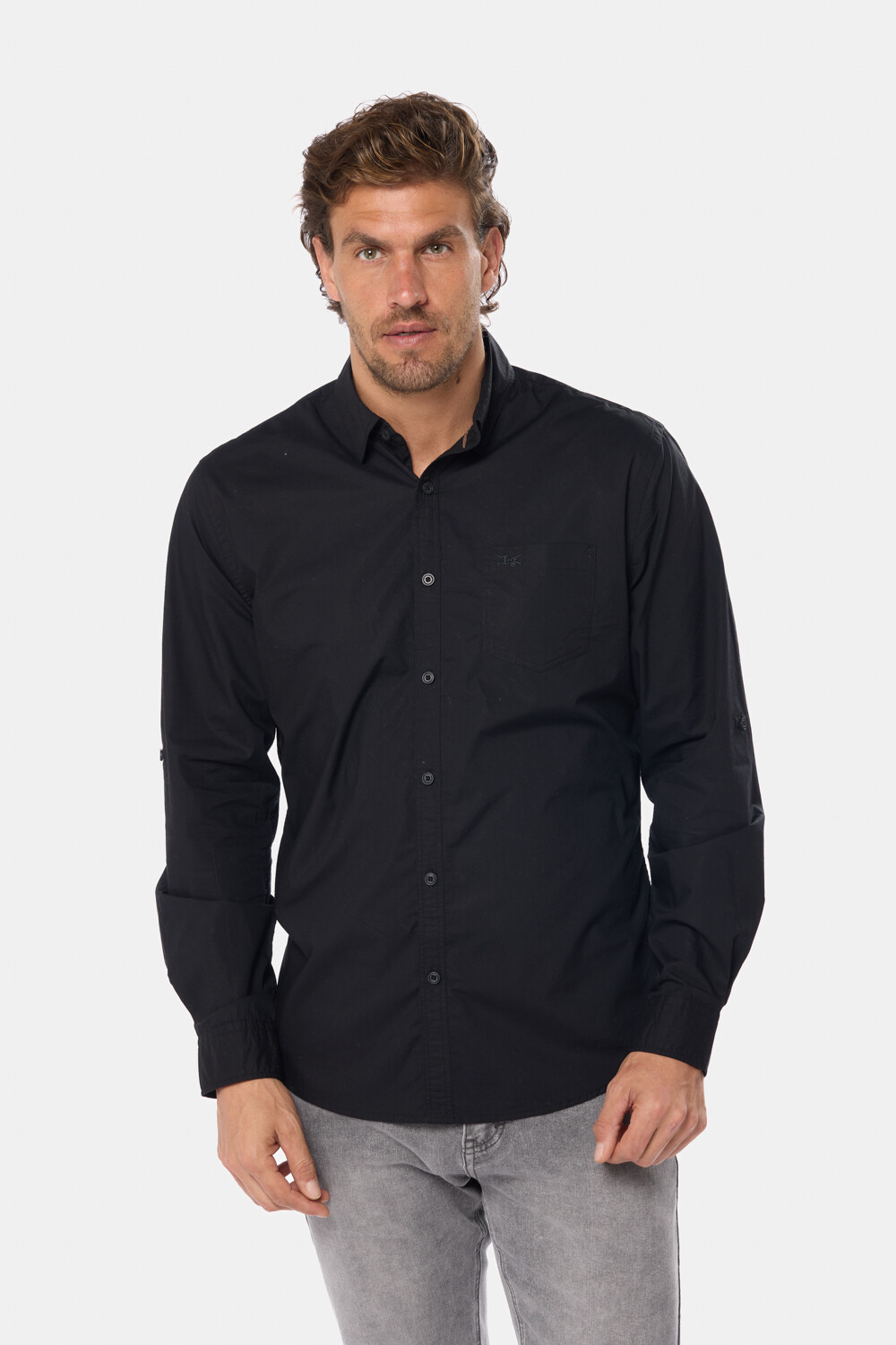 CAMISA LISA Negro