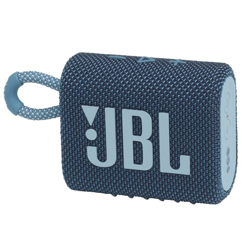 JBL GO 3 PORTABLE BLUETHOOTH SPEAKER,5 HOURS BATTERY & WATERPROOF (BLUE) 001