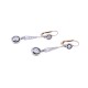 Caravanas oro 18k antiguas con brillantes y diamantes. Caravanas oro 18k antiguas con brillantes y diamantes.