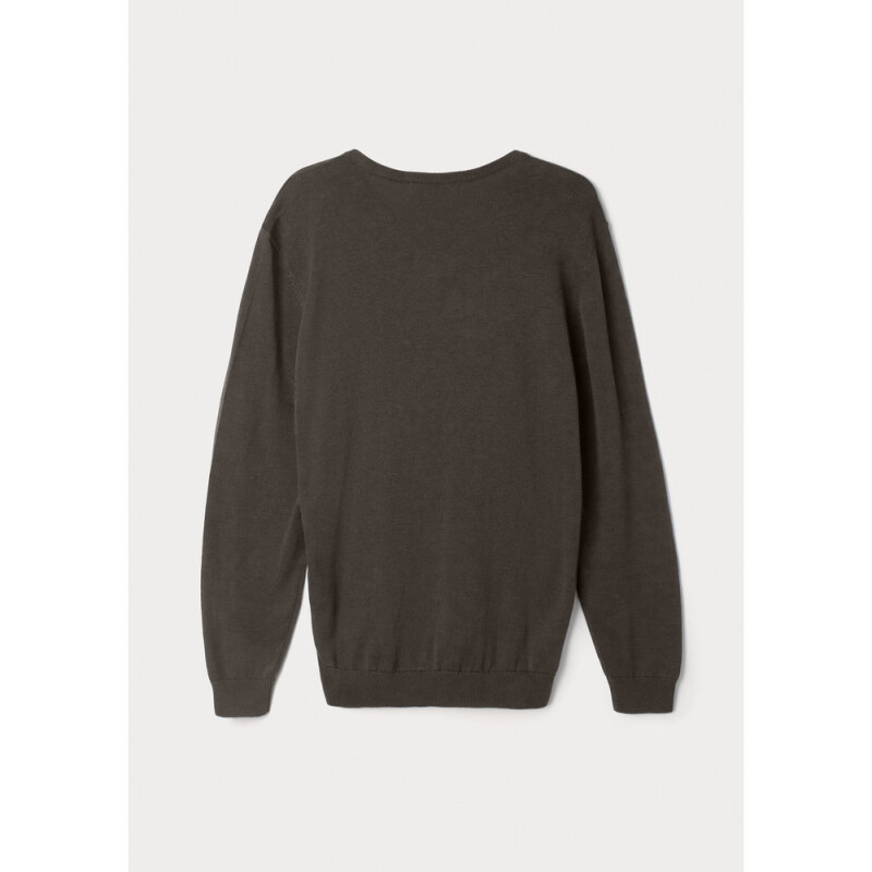 BLUSAO MASCULINO ADULTO (SWEATER) CINZA ESCURO