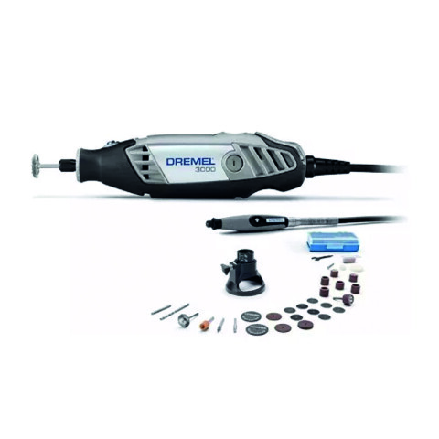 Mini torno Dremel 125W eje flexible + 30acc. DRE011