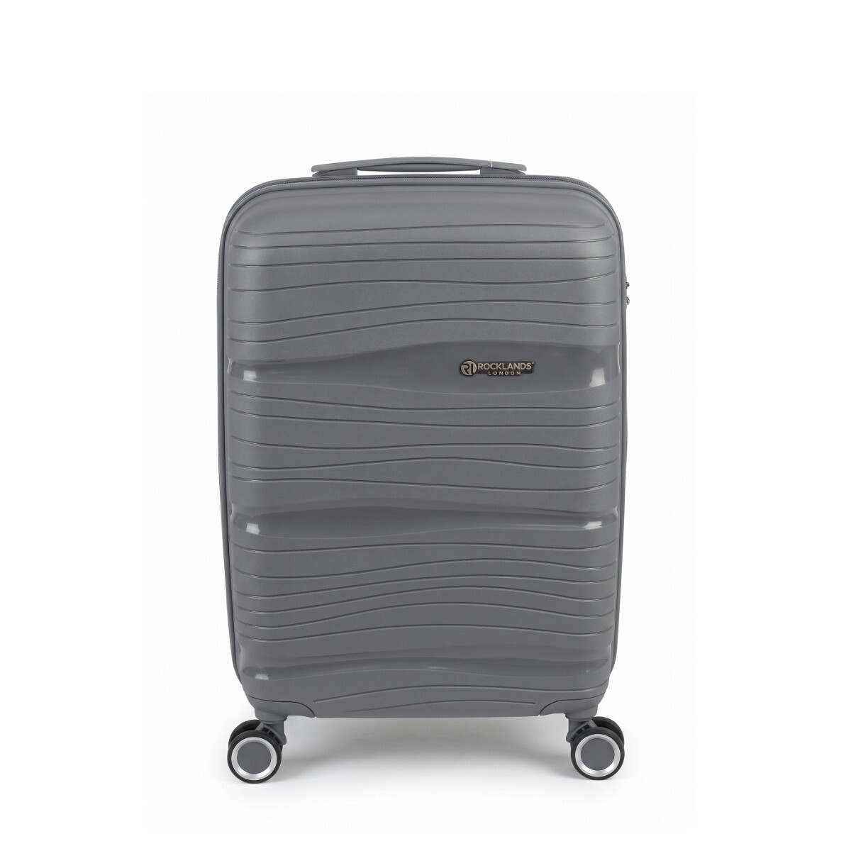MALETA PLAST GRIS MED 