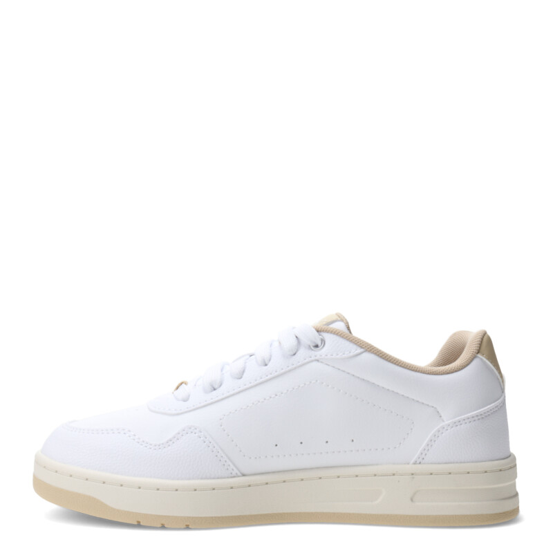 Championes de Mujer Puma Court Classic Blanco - Camel - Plateado