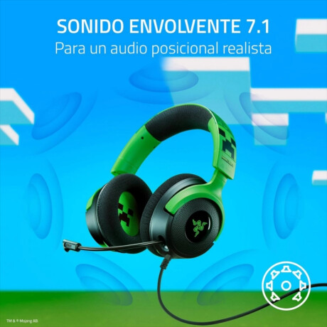Auriculares Gamer Razer Kraken V4 X Minecraft Edition Auriculares Gamer Razer Kraken V4 X Minecraft Edition