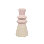 CANDELABRO BOCEL 7x7x14.5CM CERAMICA ROSA CANDELABRO BOCEL 7x7x14.5CM CERAMICA ROSA