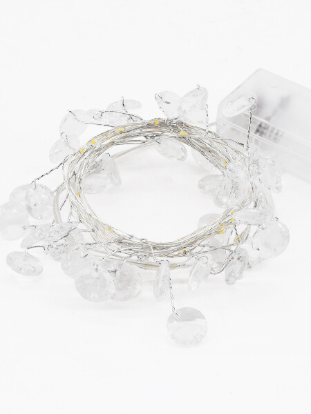 GUIA CRISTAL 20 LUCES BLANCO