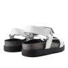 Sandalias Moleca de Mujer - 5500.101-9569 Blanco-negro