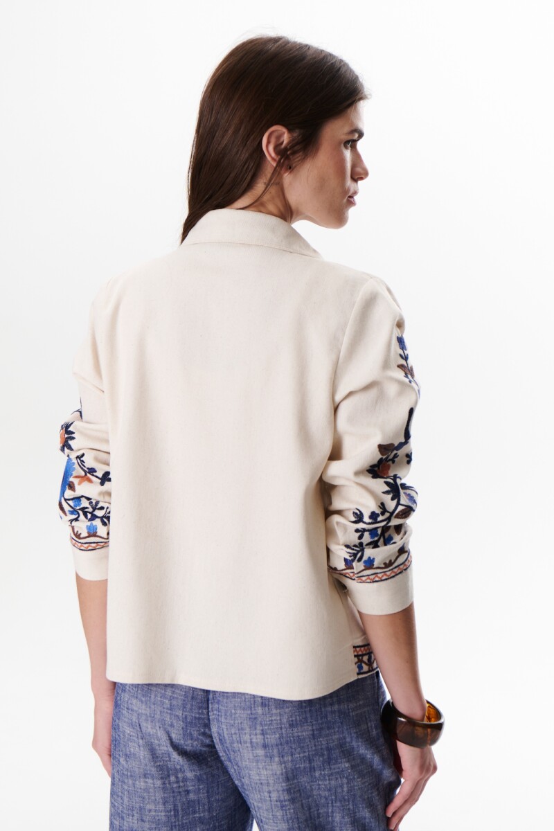 CHAQUETA MARGA AZUL