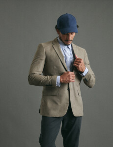 110600 SACO HARRINGTON LABEL Kaki