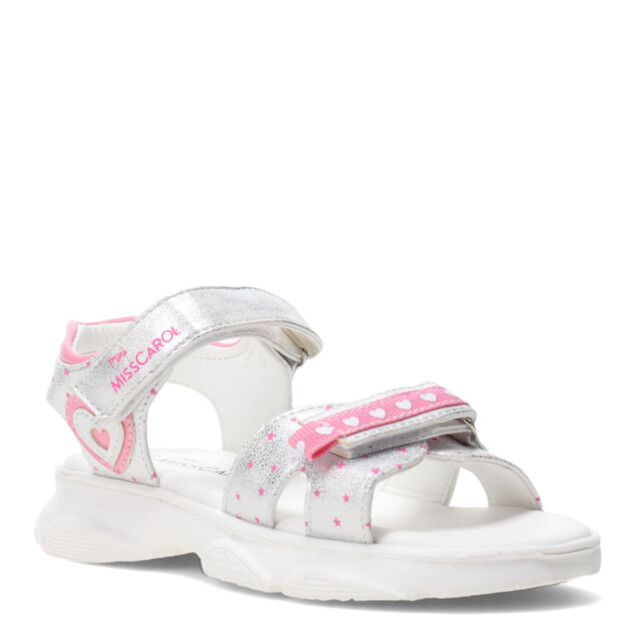Sandalias de Niña MINI Miss Carol Verak Rosado - Plateado