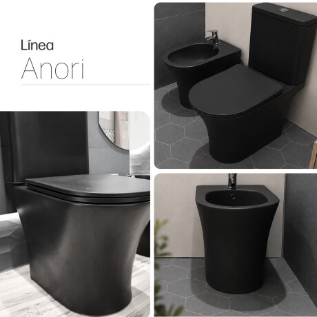 JUEGO DE LOZA SANITARIA PIEZA ANORI BLANCO CERÁMICA BAÑO 000
