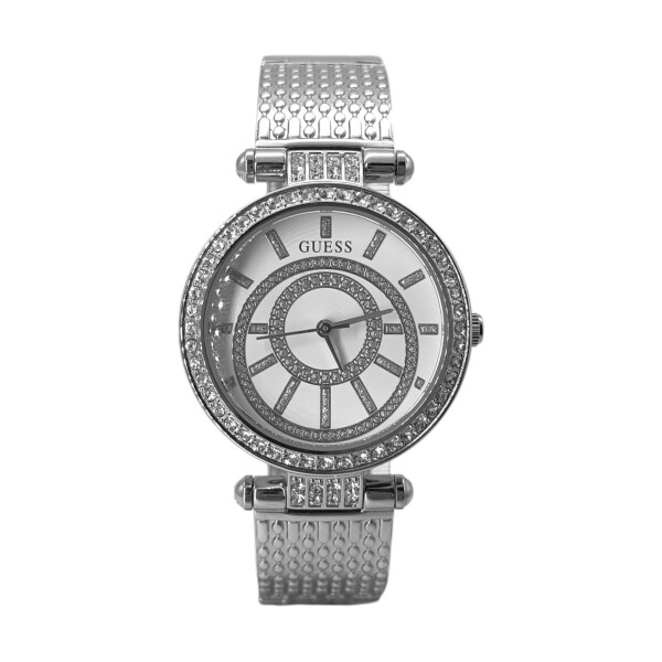 GUESS STEEL W1008L1 Plateadouniforme