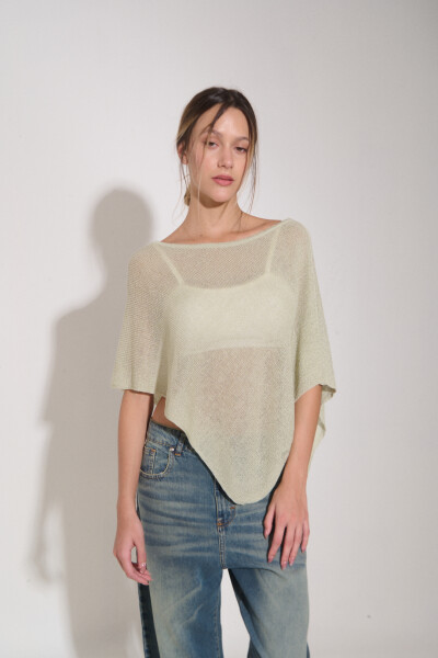 PONCHO TOSSA TEJIDO Beige