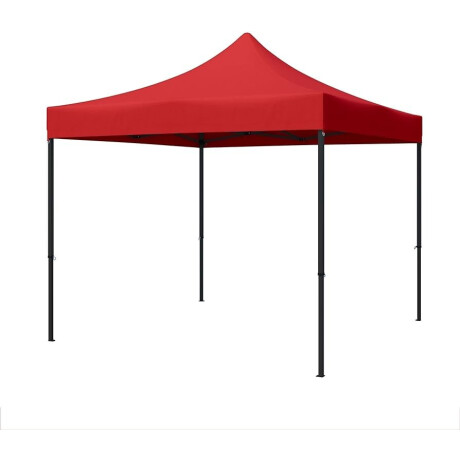 Gazebo Plegable Toldo Super Reforzado 3x3x3 Filtro Uv 15KG Rojo