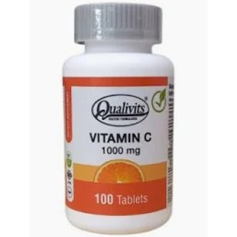 Vitamina C 1000 mg | 100 Tabletas - Qualivits Vitamina C 1000 mg | 100 Tabletas - Qualivits