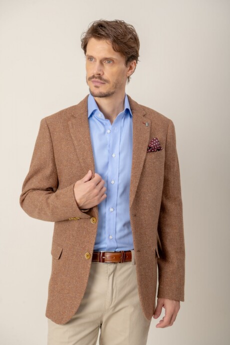 Saco Luxury Wool Tabaco