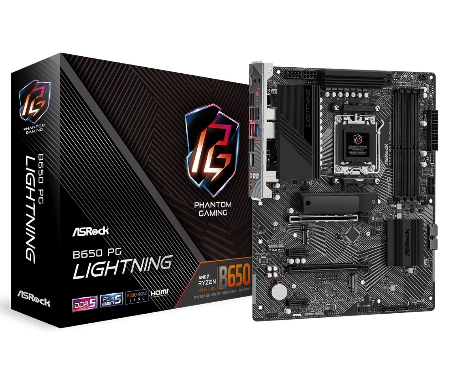Mother Asrock B650 Pg Lightning AM5 
