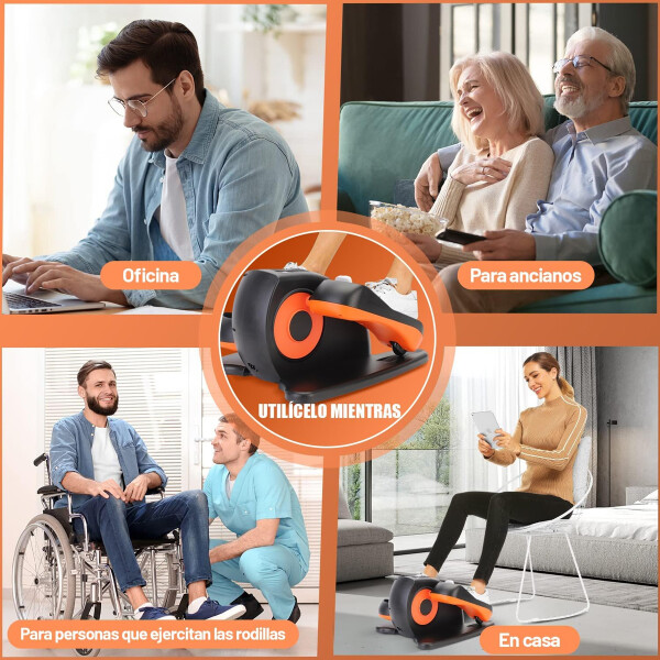 Healty Legs Ejercitador De Piernas Mini Elíptico EJERCITADOR PIERNAS WALKING ORANGE