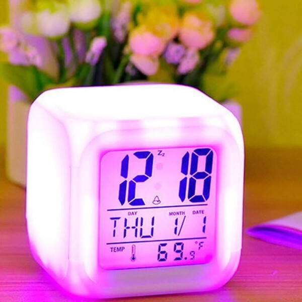 Reloj Despertador Veladora Fecha Temperatura Alarma Reloj Despertador Veladora Fecha Temperatura Alarma