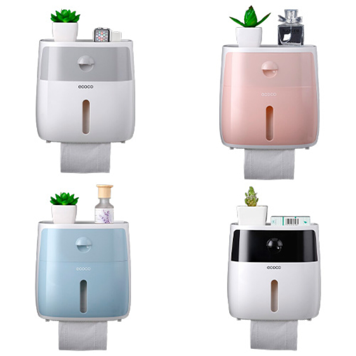 Porta Papel Higiénico de Pared Ecoco 