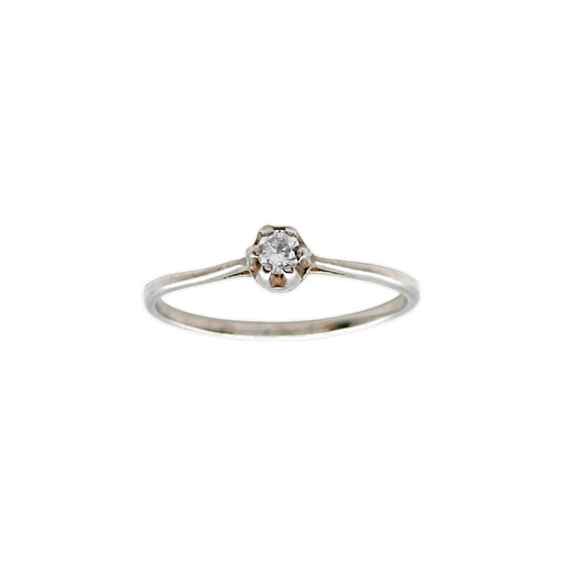 Anillo Solitario-Plata 925-Piedra Zirconia-AN3456 conpiedra