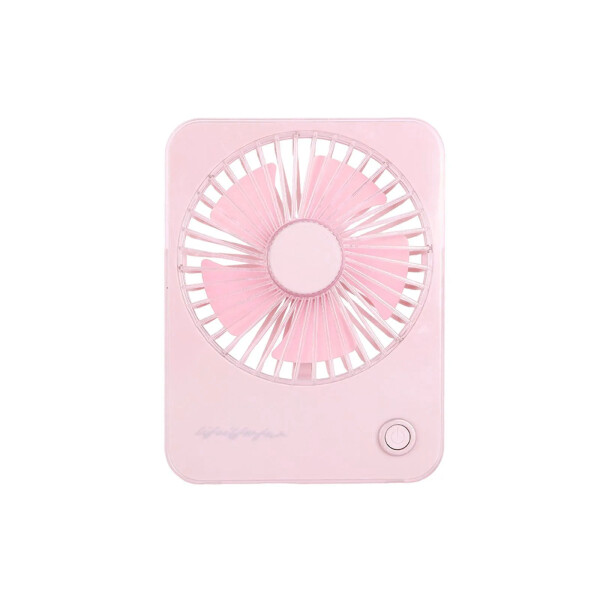 Ventilador plegable inalámbrico rosa
