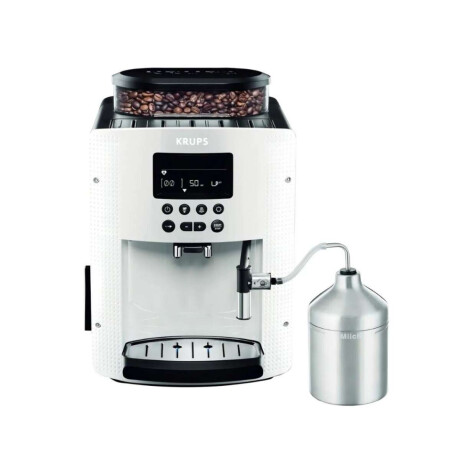 Cafetera Espresso Krups Full Auto Display Lechero Color Blanca