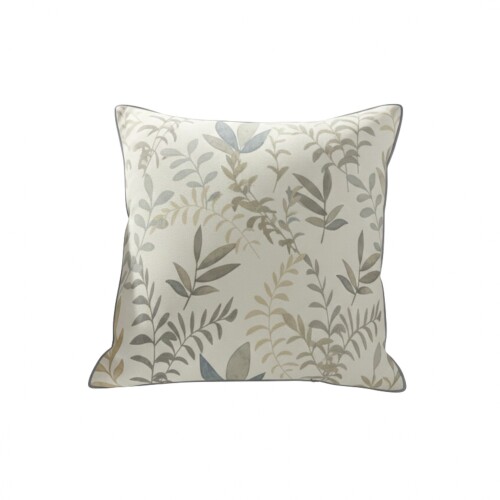 Almohadón 40x40 cm - Pilar Hojas Gris