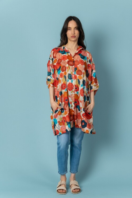 Blusa estampada dama Blusa estampada dama