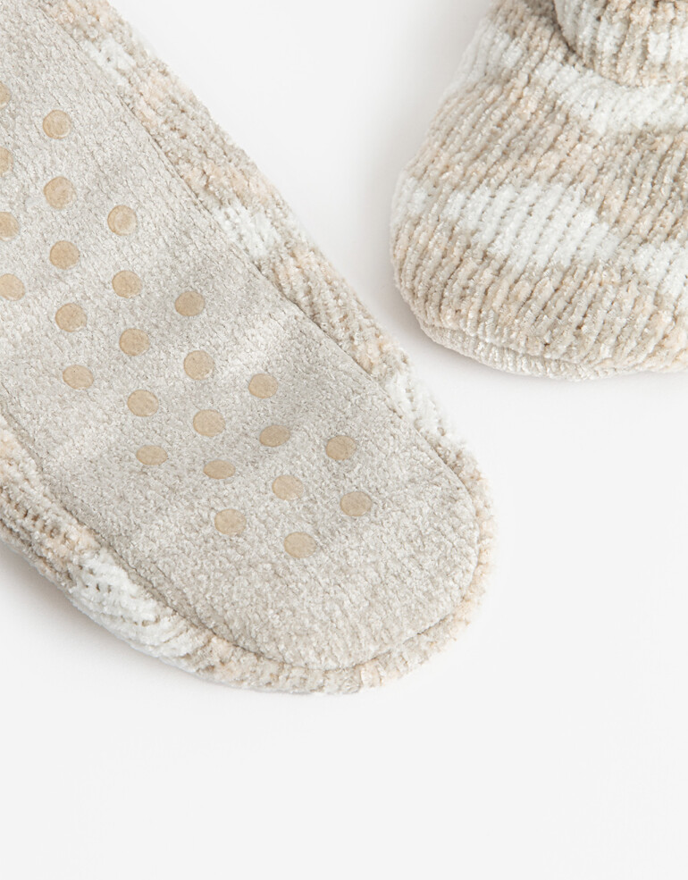 Pantuflas Pantuflas Botita - Combinacion Tricolor