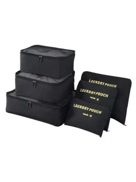 SET DE ORGANIZADORES DE VALIJA NEGRO