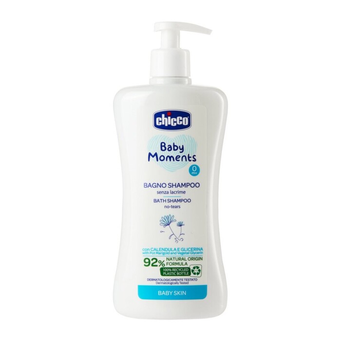 CHICCO BAÑO SHAMPOO SIN LAGRIMAS 500 ML única