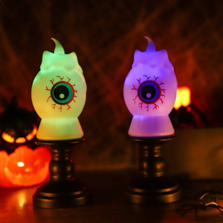 Figuras LED Halloween fantasmas y calabazas Blanco