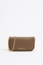 BOLSO BANDOLERA MINI PIEL Gris