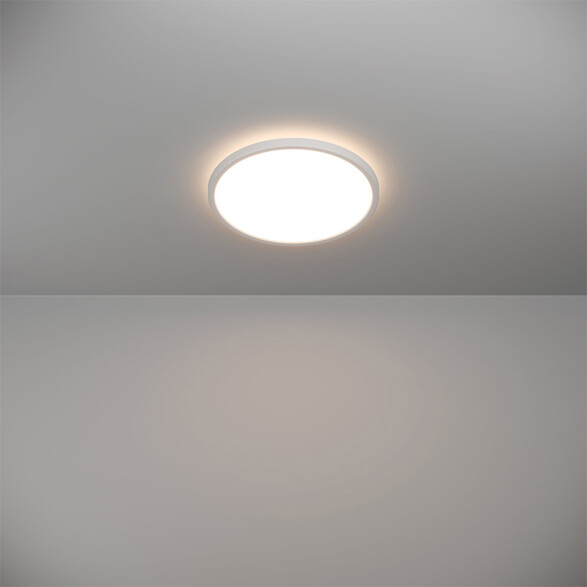 Plafón blanco IP44 LED 13,9W 3 tonos Ø30cm ROVITO EG3614