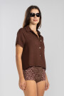 SHORT SLEEVE SHIRT Chocolate