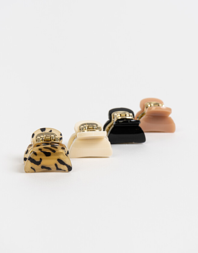 Broches Sets Set por 4 Set De Broches Leopardo - Combinacion Multicolor