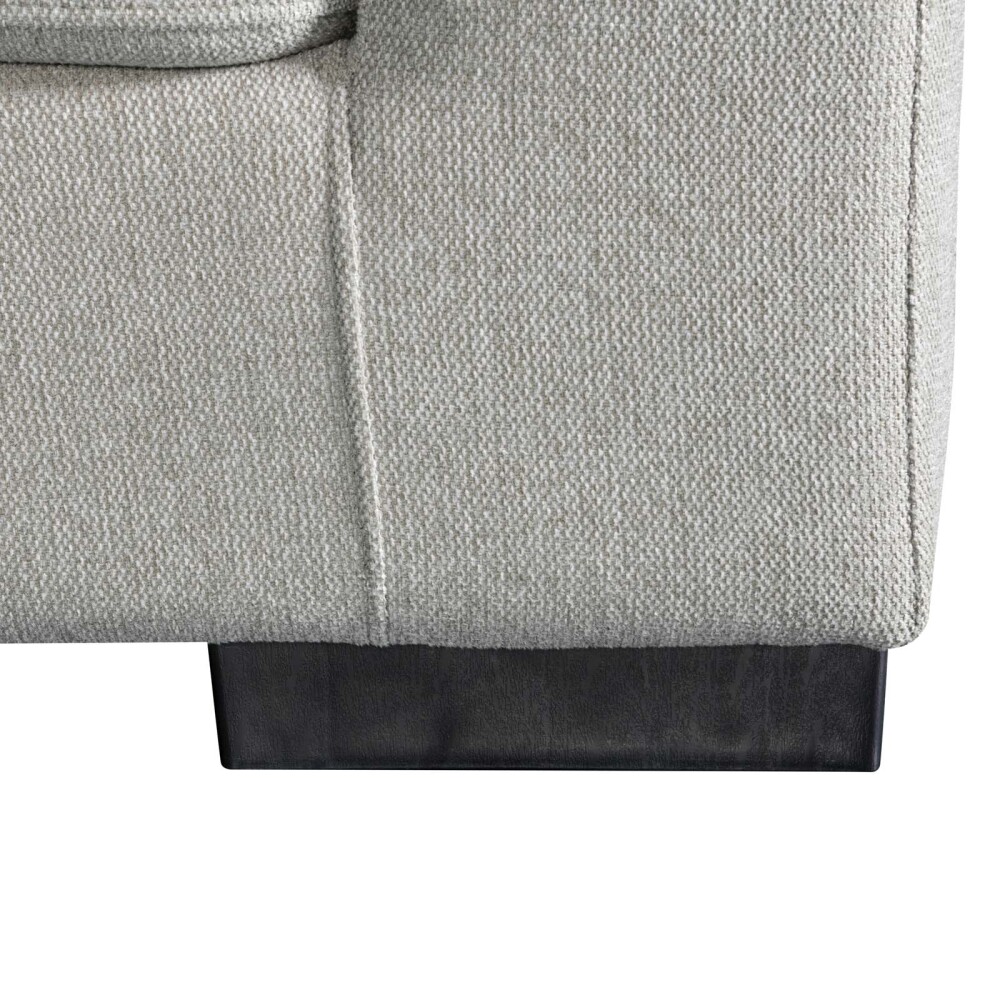 SOFÁ C/CHAISE MÁS DE 4 CUERPOS TELA NATURAL-BEIGE MONACO NATURAL