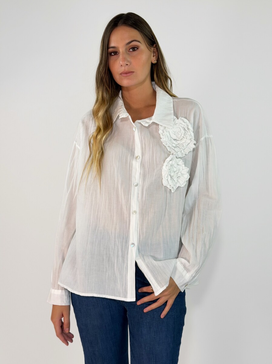 CAMISA CORCEGA - BLANCO 
