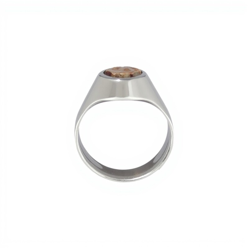 Anillo Profesión Pastelero - Plata y Oro-Sin Piedra-AP5935 sinpiedra