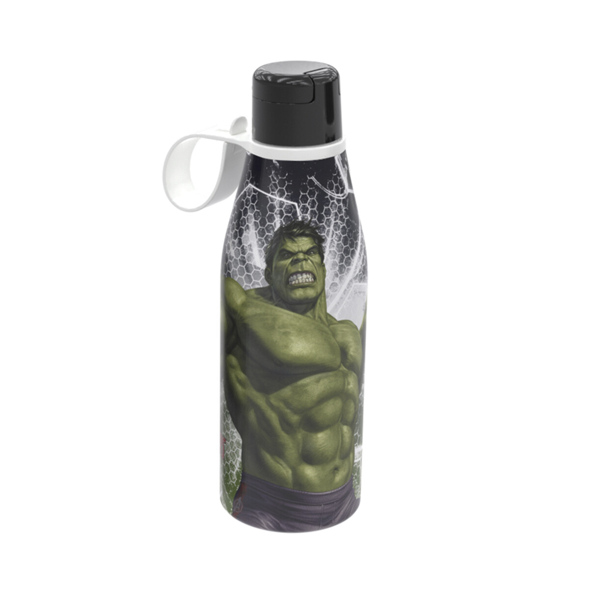 Botella Plástica Abre Fácil 530 ml - Hulk 