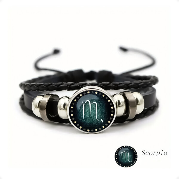 Pulsera De Signo del Zodiaco Escorpio Pulsera De Signo del Zodiaco Escorpio