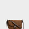 Bandoleras Bandolera Suede Camel - Marron Camel