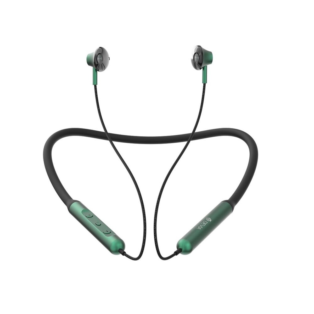 Auricular Inalámbrico Devia Smart Series Silicone Neckband V2 Bluetooth - Green 