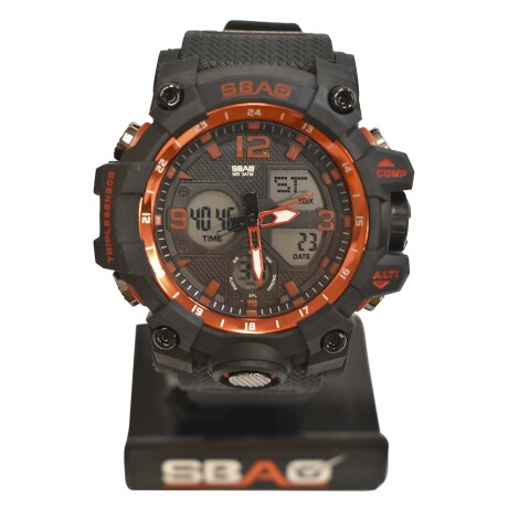 Reloj Deportivo de Pulsera con Pantalla Luz Led para Hombre Rojo