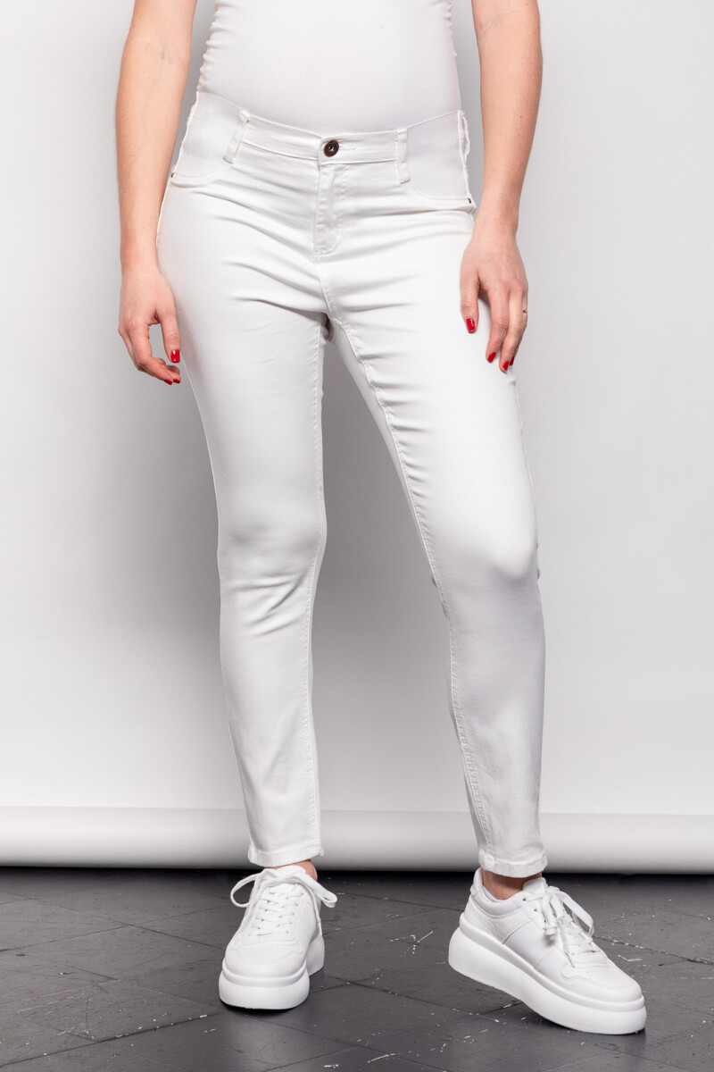 JEAN NEW MATERNITY ECLIPSE TM Blanco